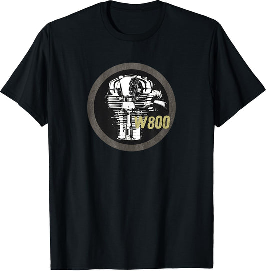 W800 Motorcycle T-Shirt - T-Shirt | Black