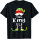 King Elf Group Christmas Funny Pajama Party T-Shirt - T-Shirt | Black