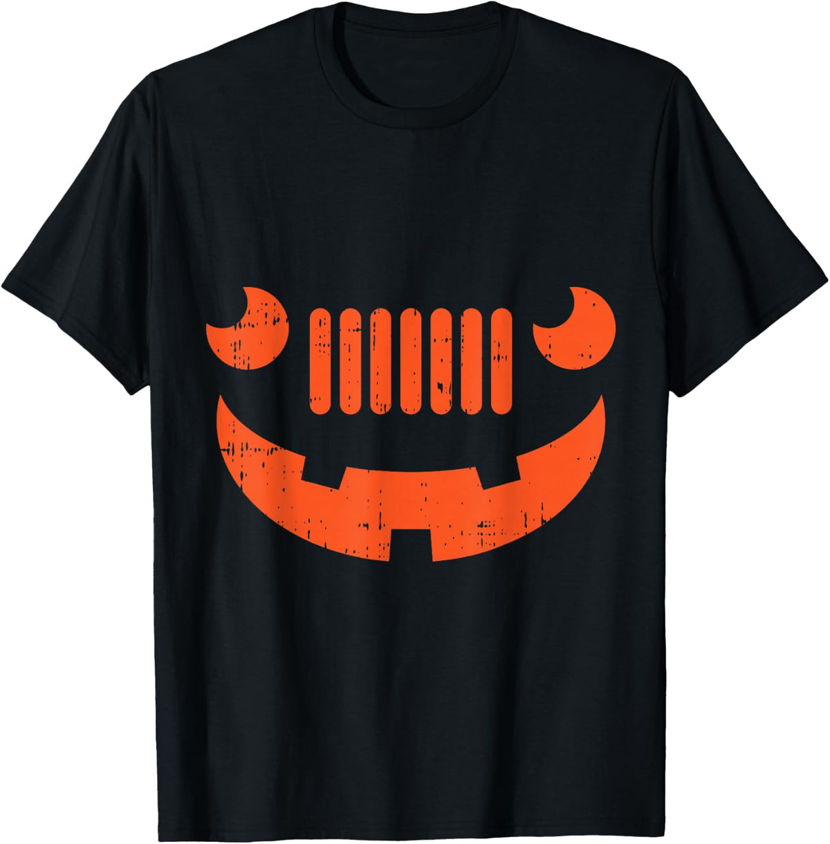 Offroad 4x4 Car Pumpkin Costume Funny Halloween Gamer Gifts T-Shirt - T-Shirt | Black