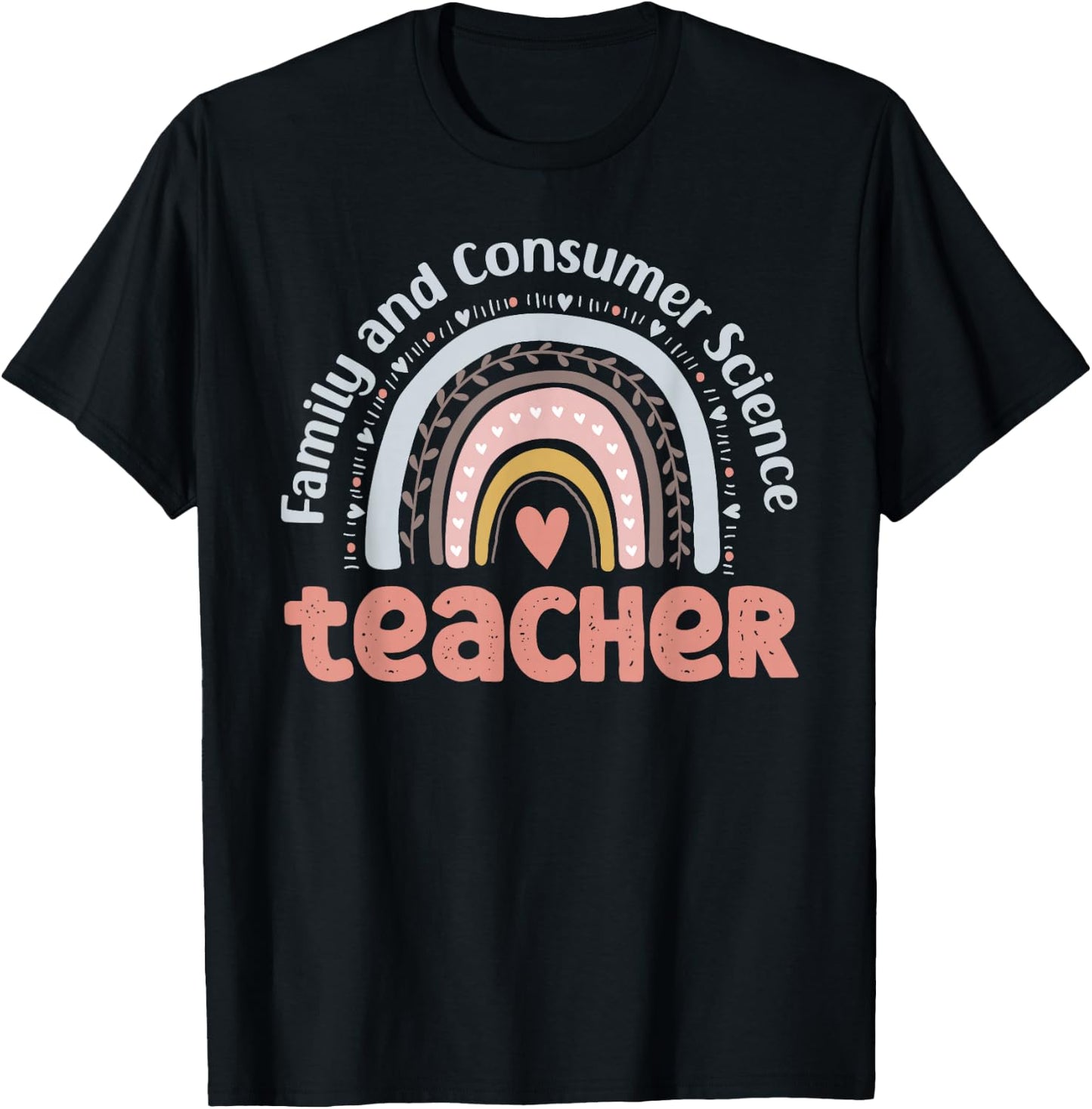 Family and Consumer Science Teacher Back To School Teach T-Shirt - T-Shirt | Black