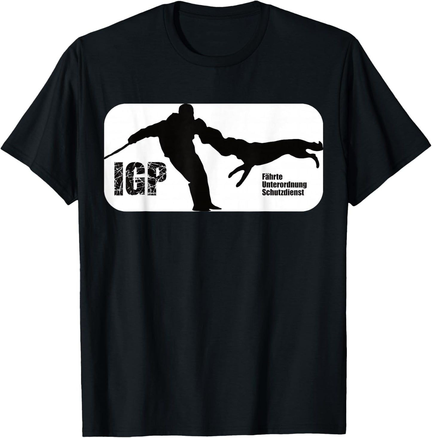 IGP Logo Protective Dog Sports Dog Training T-Shirt - T-Shirt | Black