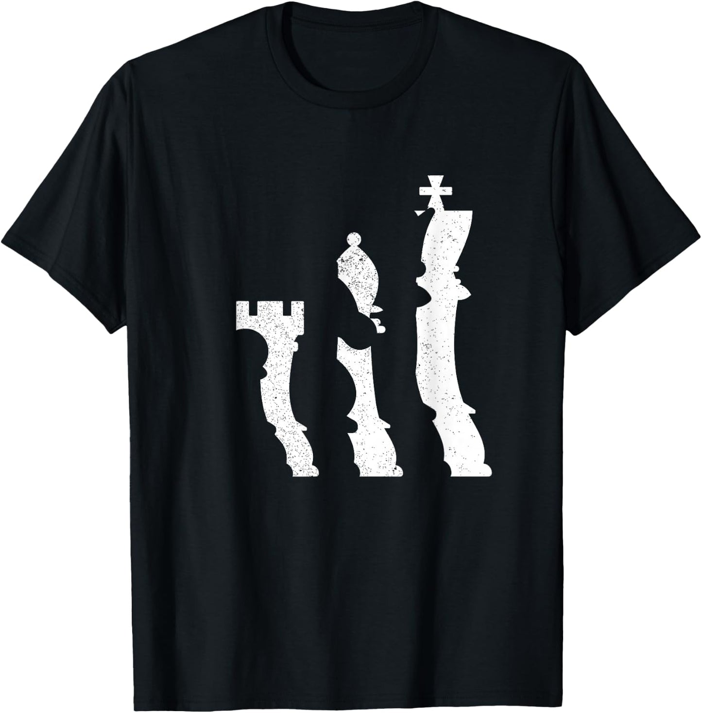 Chess Pieces | Chess Lovers | Chess Player T-Shirt - T-Shirt | Black