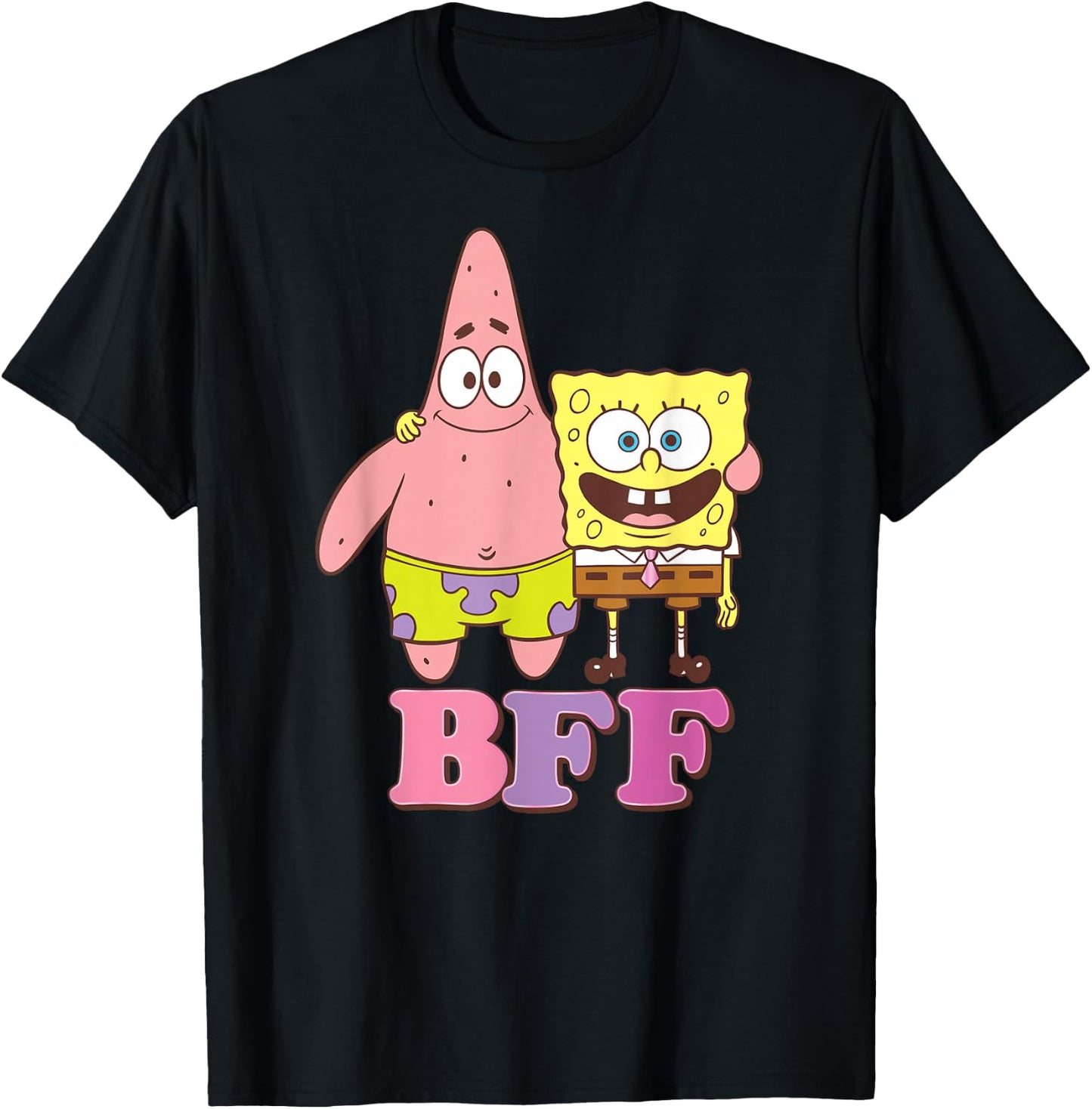 Spongebob Squarepants - and Patrick BFF T-Shirt - T-Shirt | Black