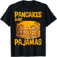 Pancakes Waffle Breakfast Pajamas Flapjack Hotcake Food T-Shirt - T-Shirt | Black
