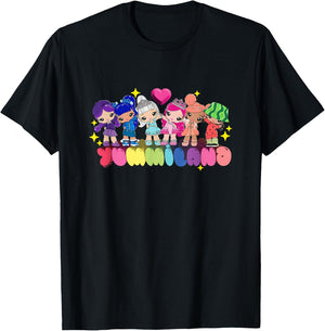 L.O.L Surprise Yummiland BFFS Group Shot Colorful Portrait T-Shirt - T-Shirt | Black