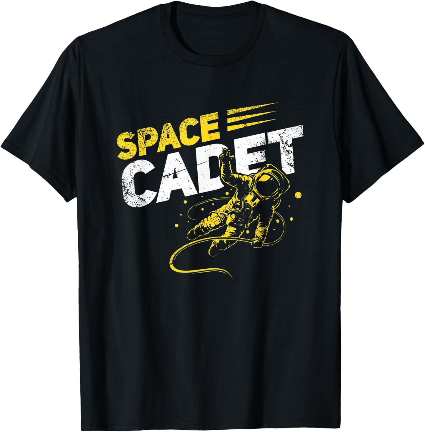 Space Cadet Astronaut Shirt Funny Cute Science Gift T-Shirt - T-Shirt | Black