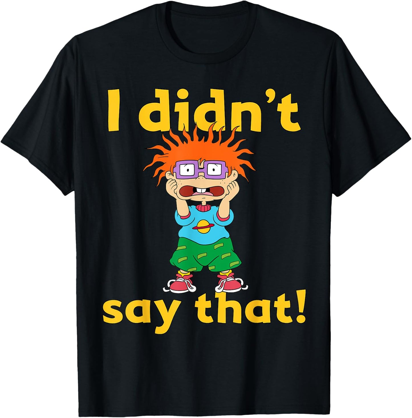 Mademark x Rugrats - Chuckie Finster “I didn’t say That” Rugrats T-Shirt - T-Shirt | Black
