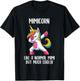 Unicorn Mimi Girl Birthday Party Apparel MimiCorn Cute T-Shirt - T-Shirt | Black