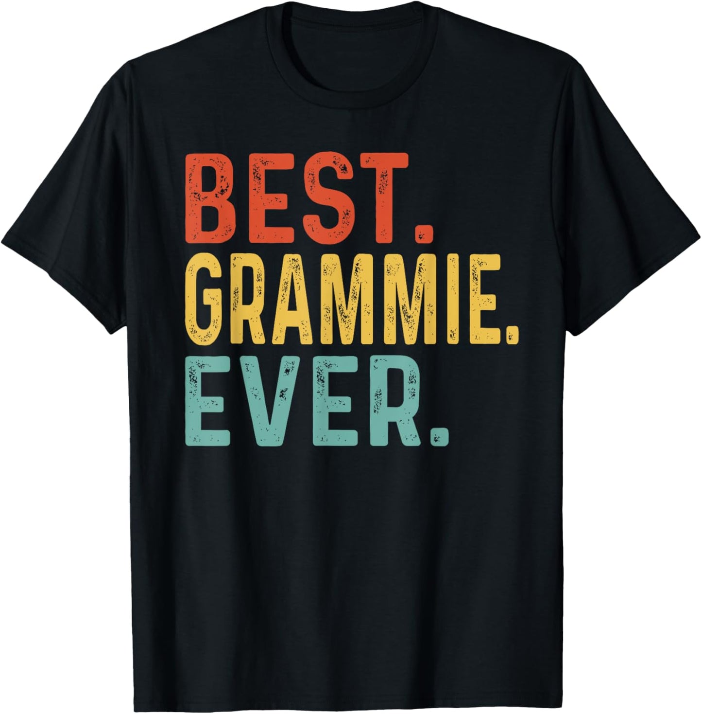 Best Grammie Ever Retro Vintage Unique Gifts for Grammie T-Shirt - T-Shirt | Black