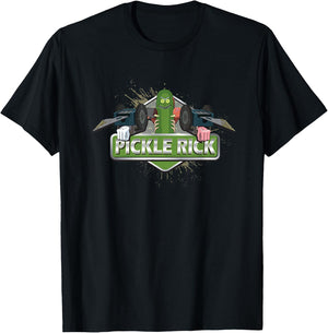 Rick and Morty Pickle Rick T-Shirt - T-Shirt | Black