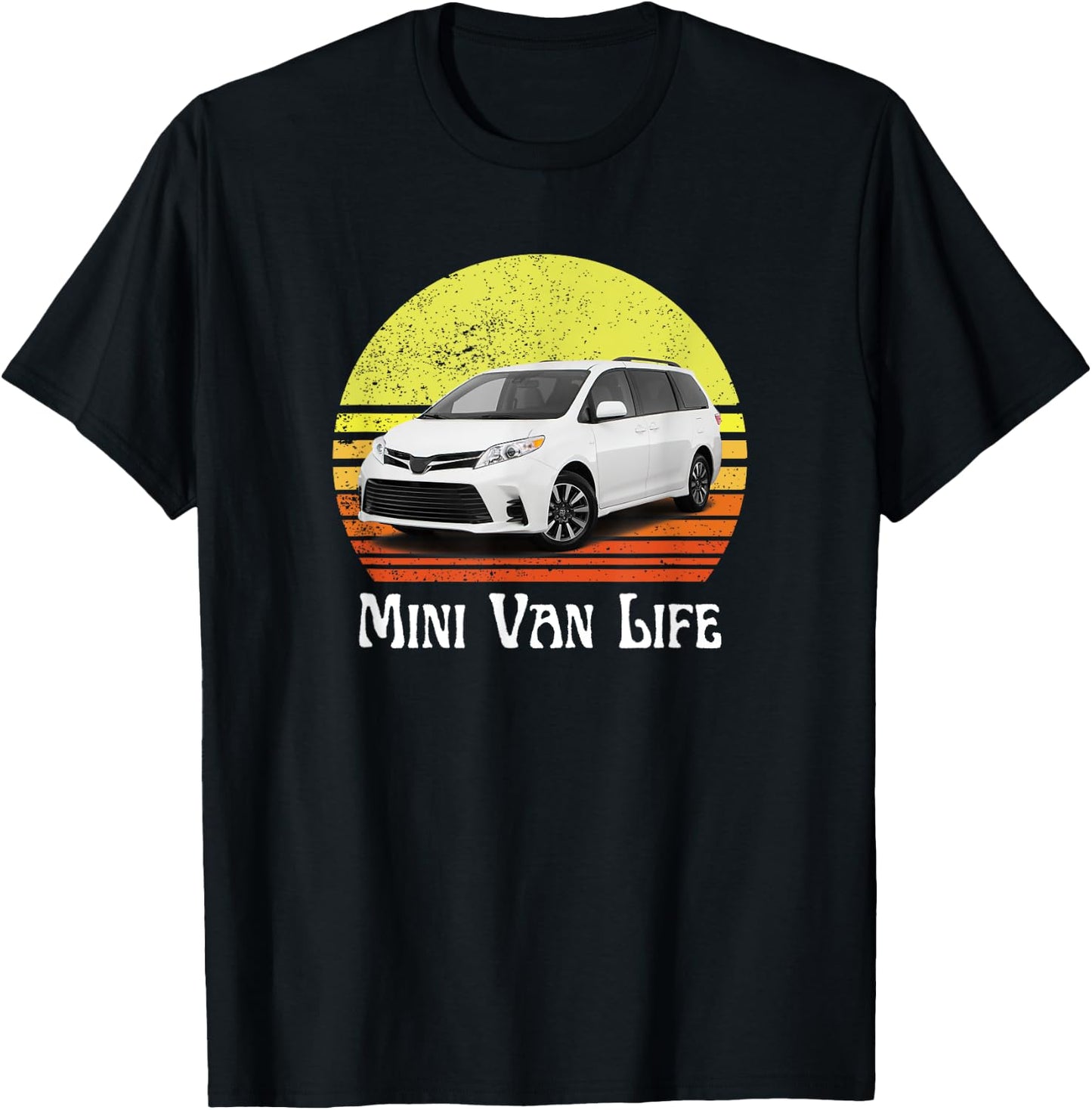 Mini Van Life Soccer Mom Dad Parent For Parents T-Shirt - T-Shirt | Black