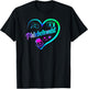 Phlebotomist Tech Technician Heart Watercolor T-Shirt - T-Shirt | Black