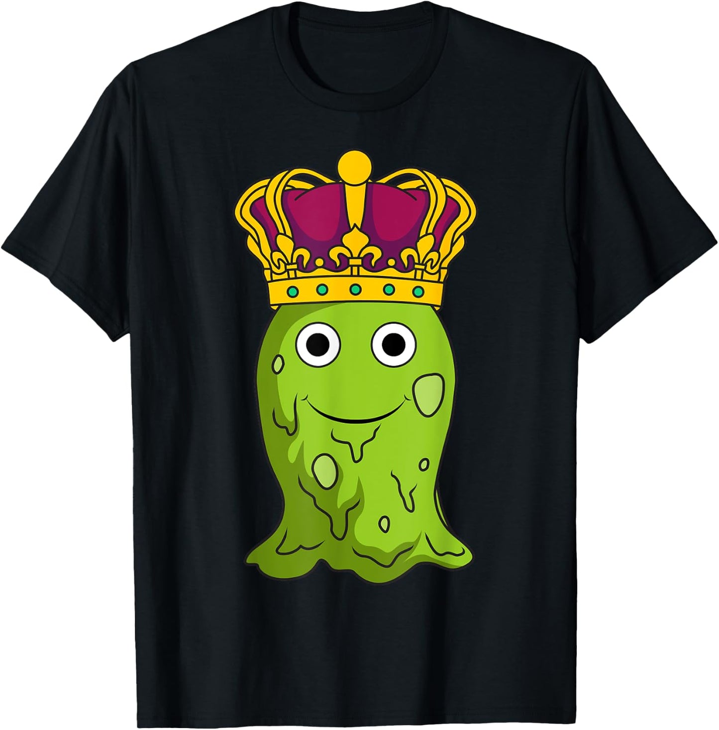 Slime King Crown Cool DIY Lover T-Shirt - T-Shirt | Black