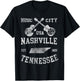 Nashville TN Tennessee COUNTRY Music Lover Travel T-Shirt - T-Shirt | Black