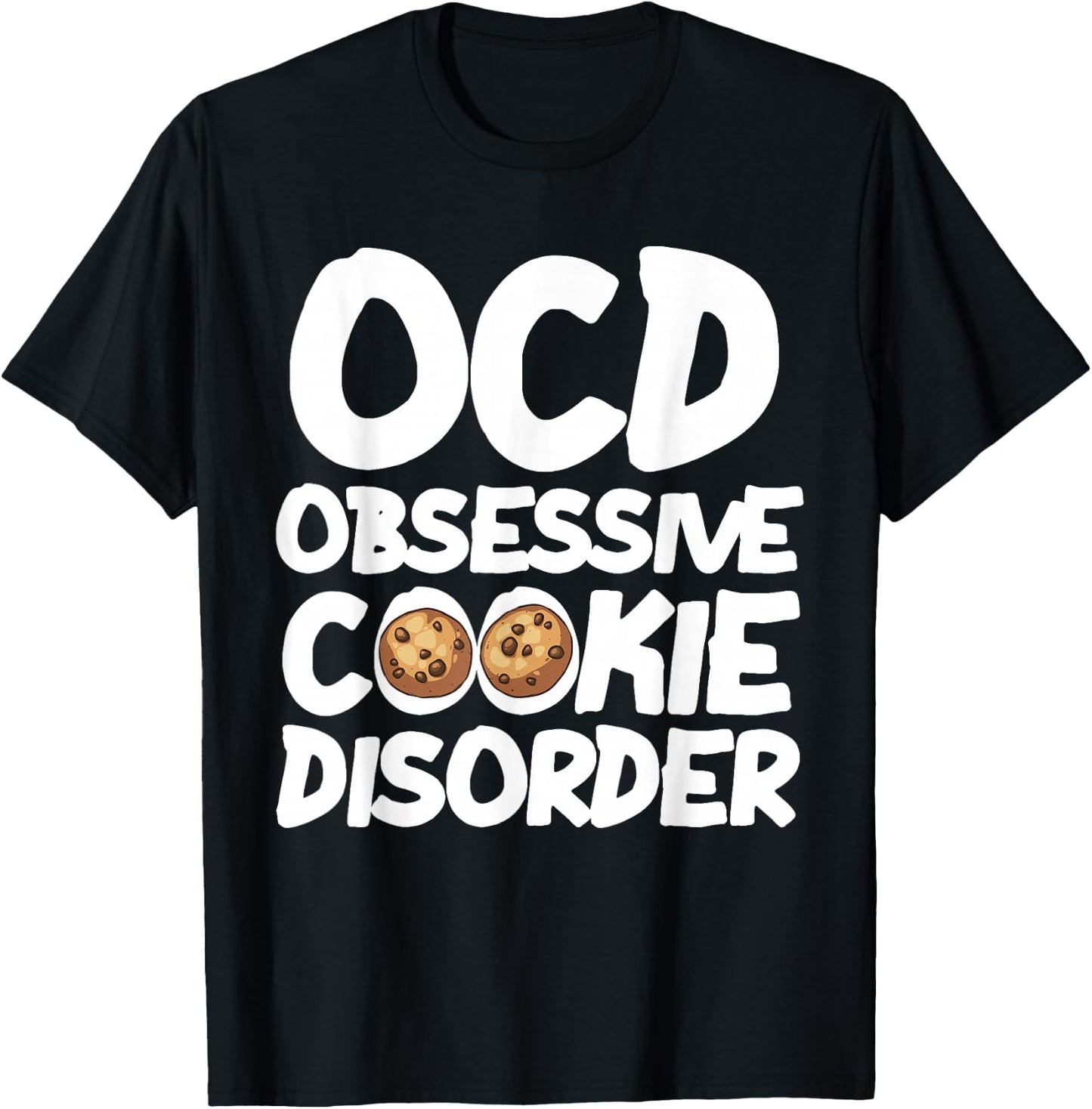 Funny Cookie Lover Gift Kids Men Women Cool Cookies Eater T-Shirt - T-Shirt | Black