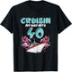 Cruisin My Way Into 40 40th Birthday Cruise Vacation Gift T-Shirt - T-Shirt | Black