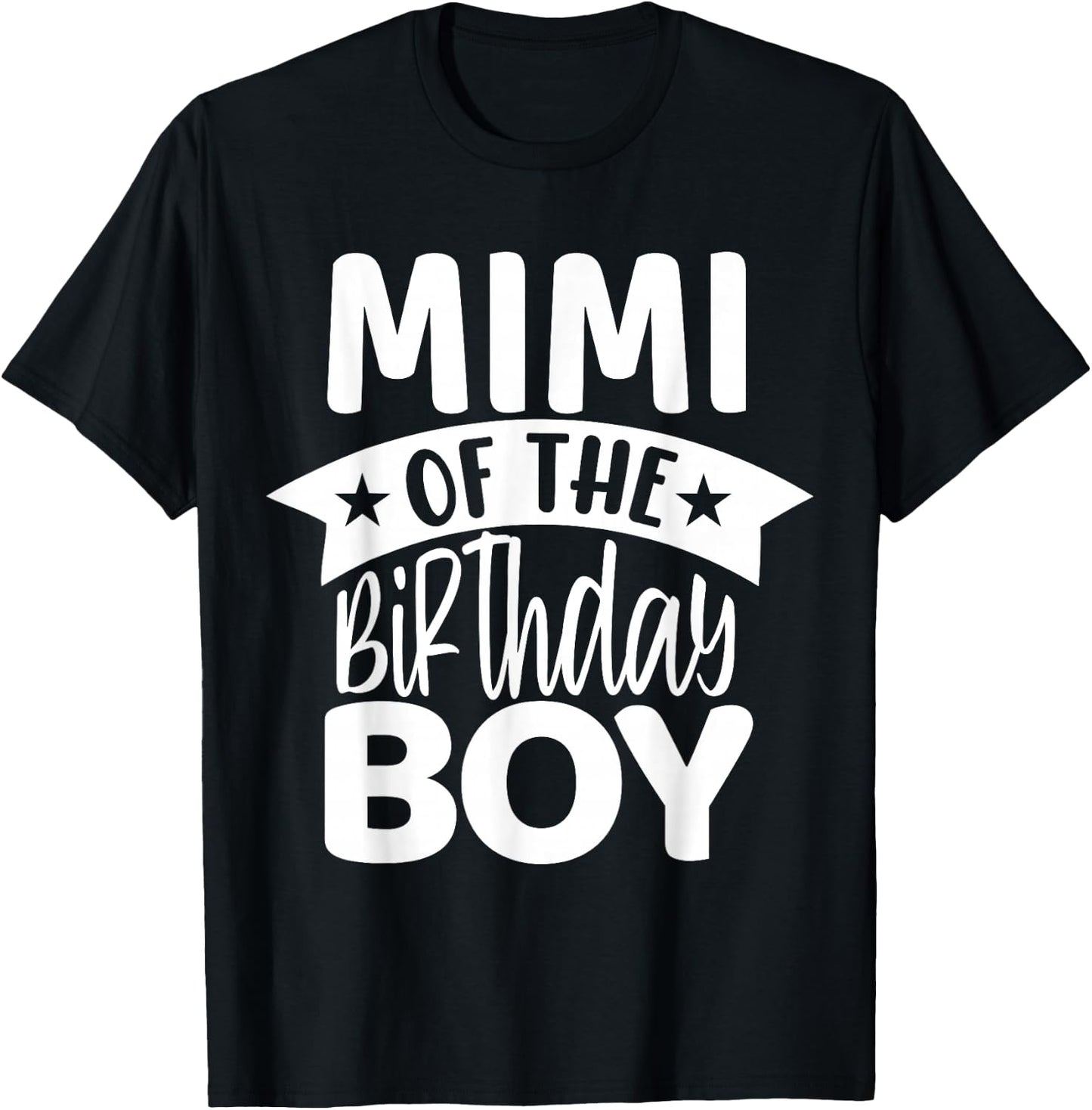 Mimi Of The Birthday Boy T-Shirt - T-Shirt | Black