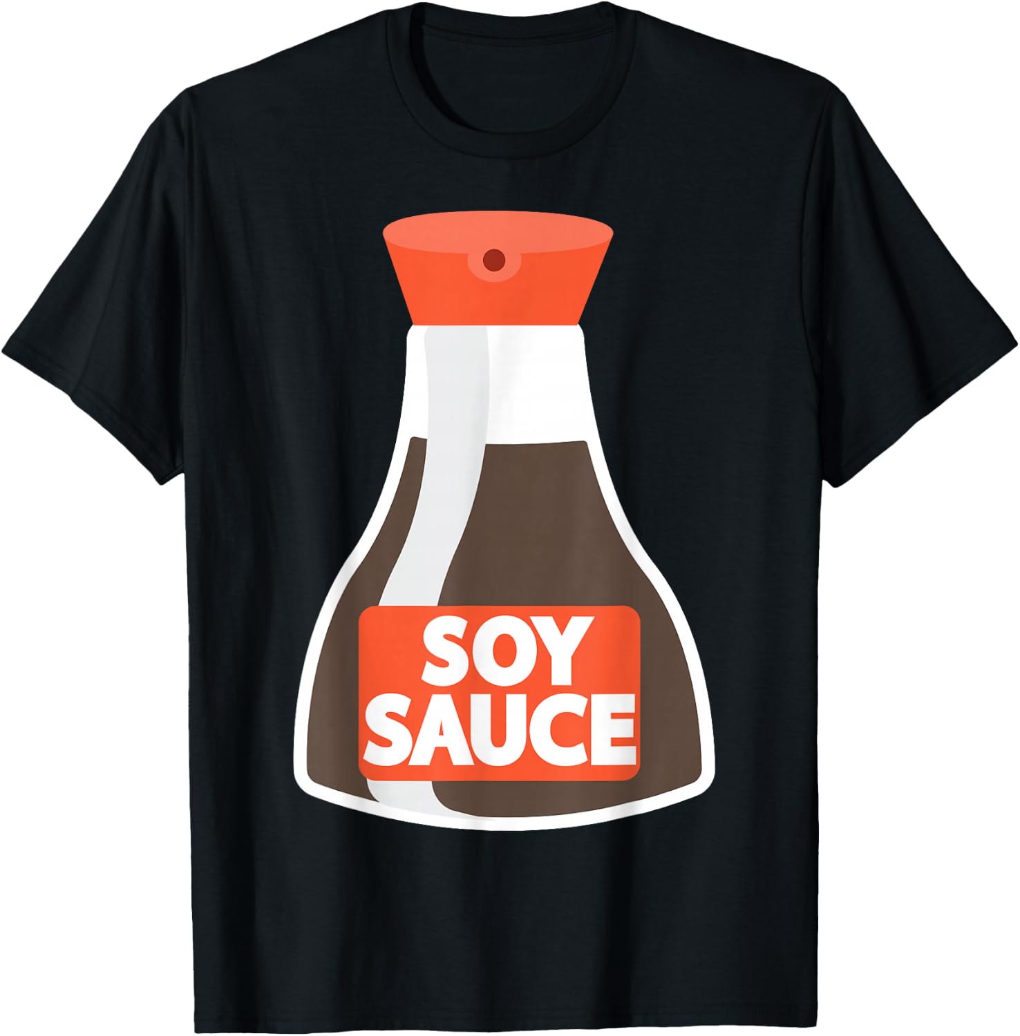 Soy Sauce Easy Sushi and Soysauce Couple Halloween Costume T-Shirt - T-Shirt | Black
