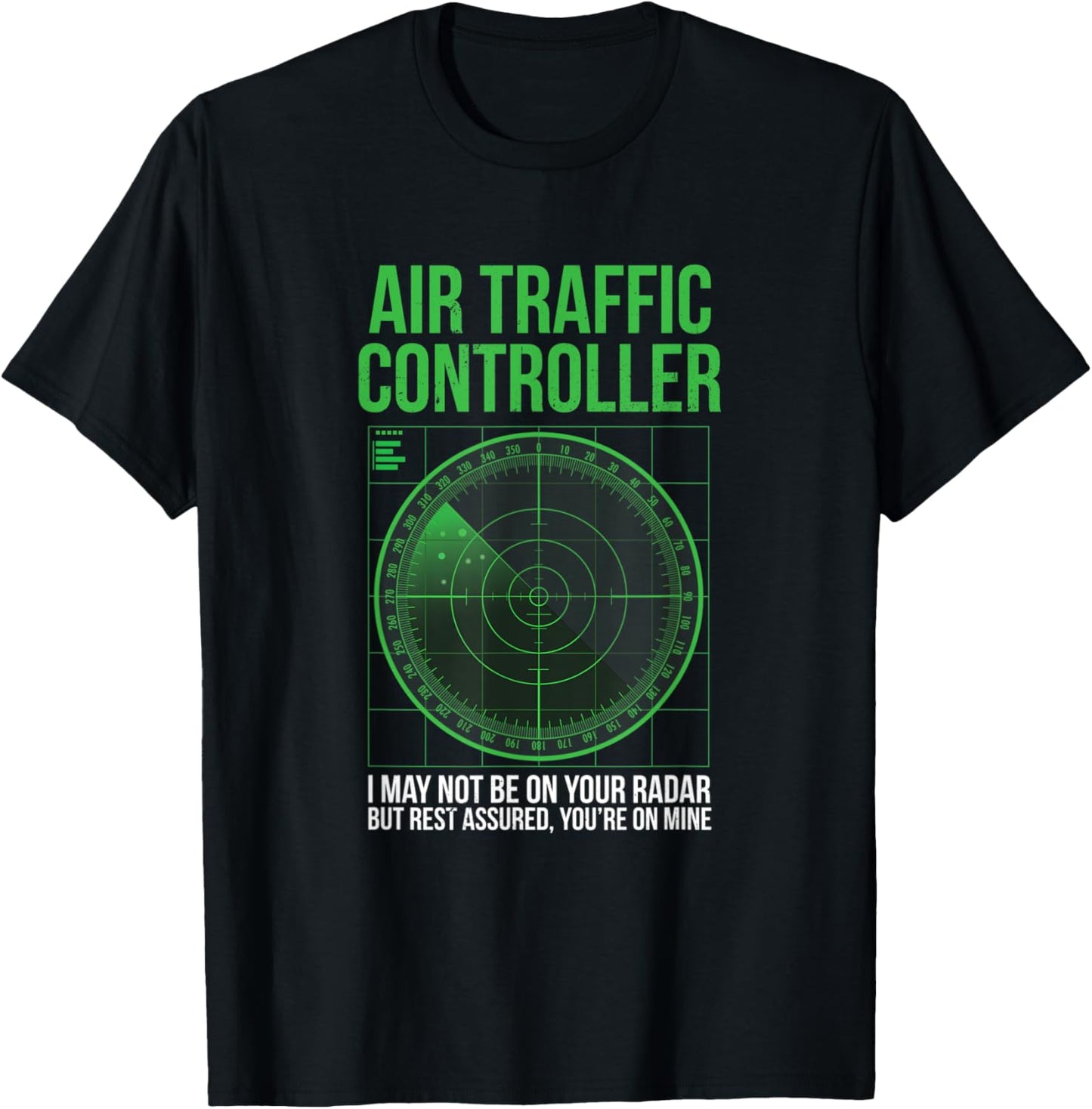 Air Traffic Controller Funny T-Shirt - T-Shirt | Black