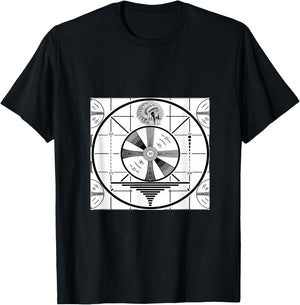 Indian Head Test Pattern Vintage American Television T-Shirt - T-Shirt | Black