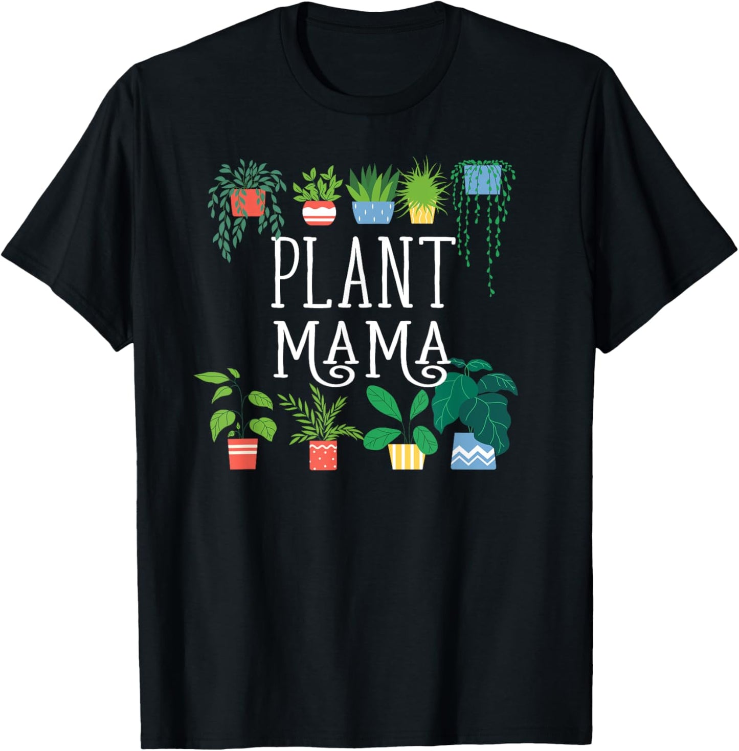 Plant Mama Proud Plant Parent T-Shirt - T-Shirt | Black