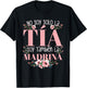 No Soy Solo La Tia Soy La Madrina T-Shirt - T-Shirt | Black