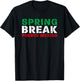Spring Break Puerto Mexico Mexican Flag Party T-Shirt - T-Shirt | Black