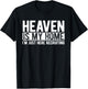 Heaven Is My Home Christian Religious Jesus T-Shirt - T-Shirt | Black