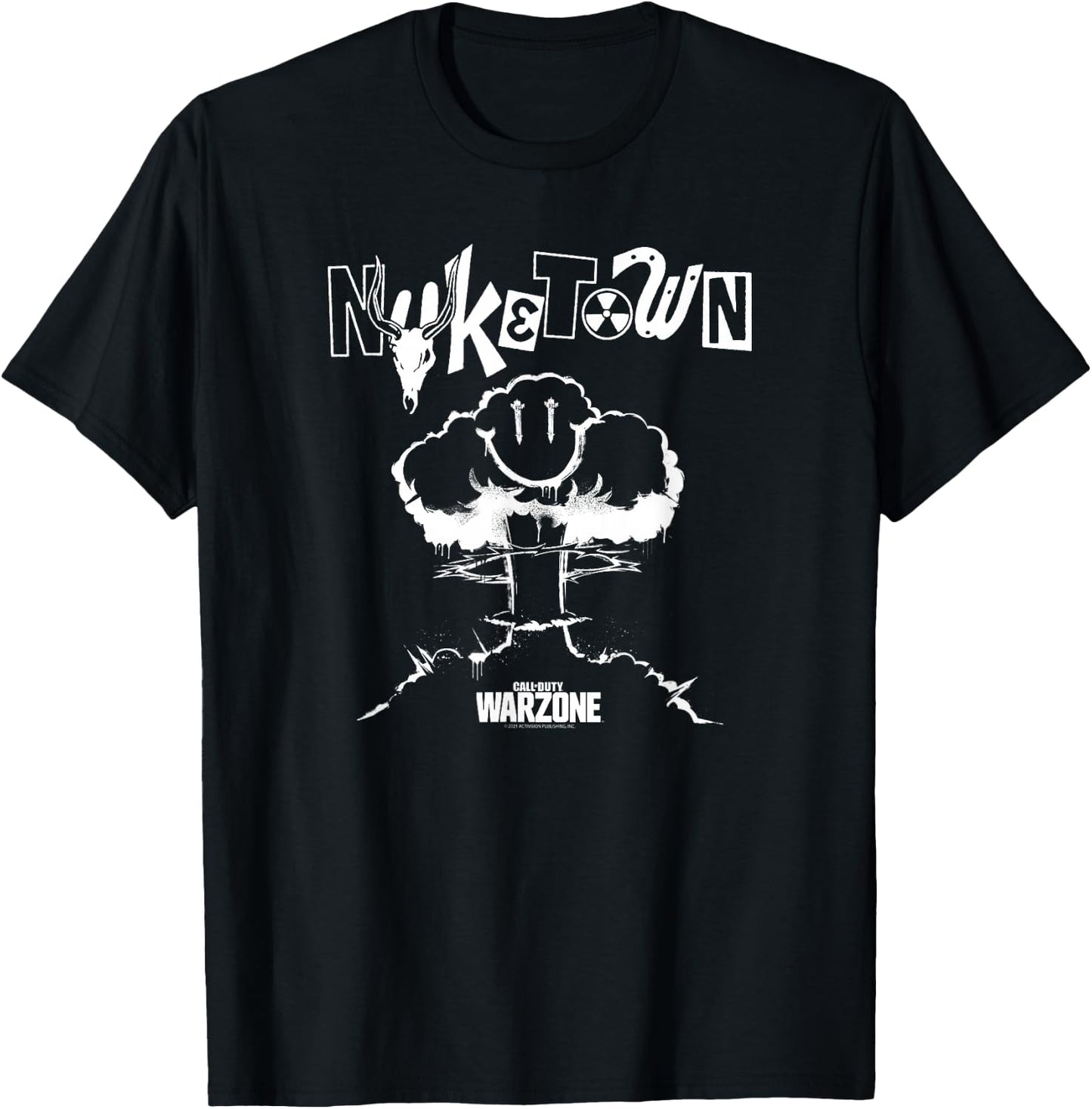 Call of Duty Nuketown Smile Explosion T-Shirt - T-Shirt | Black