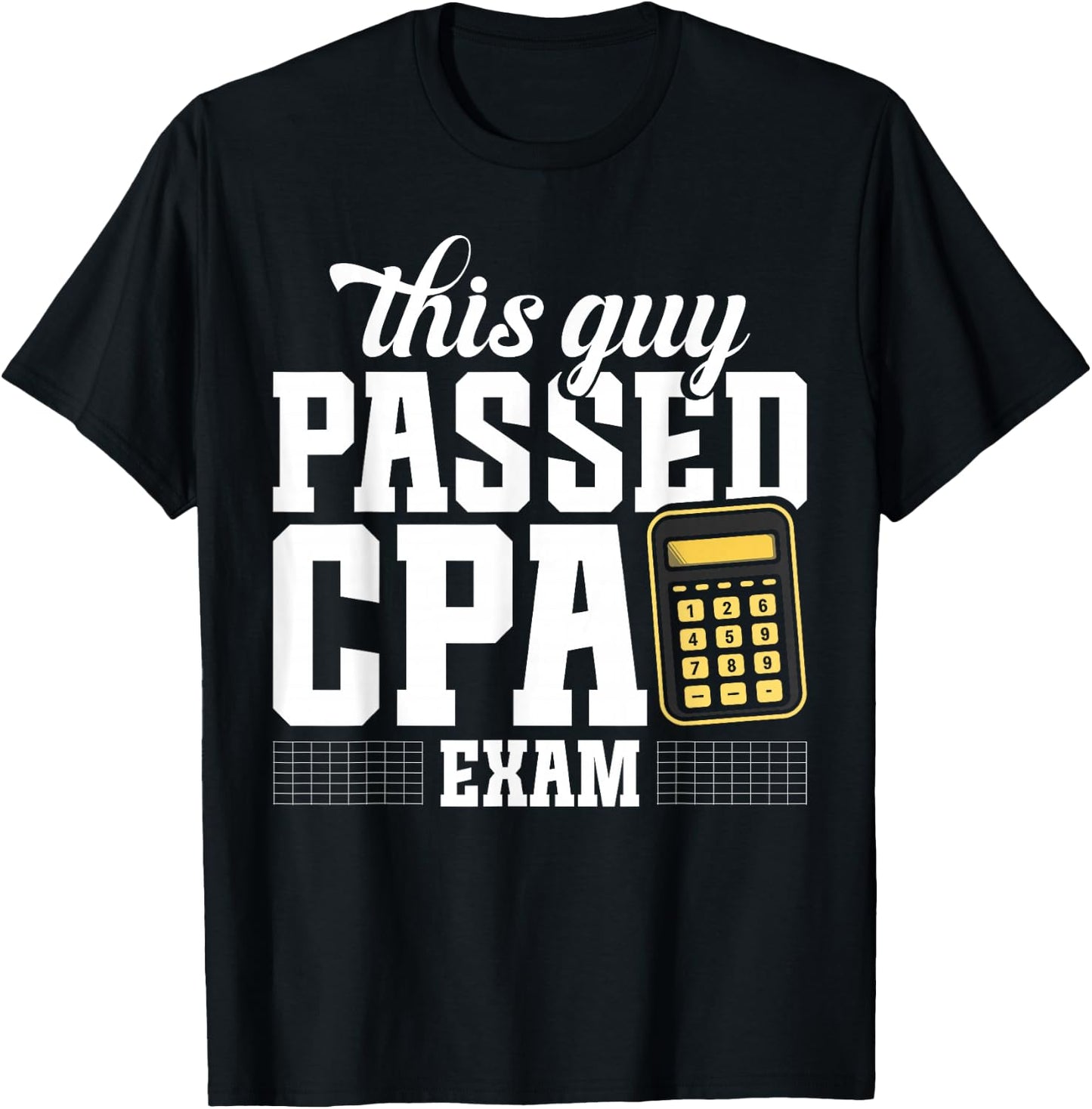 CPA Survivor CPA Exam Tax Season Bookkeeper CPA Exam T-Shirt - T-Shirt | Black
