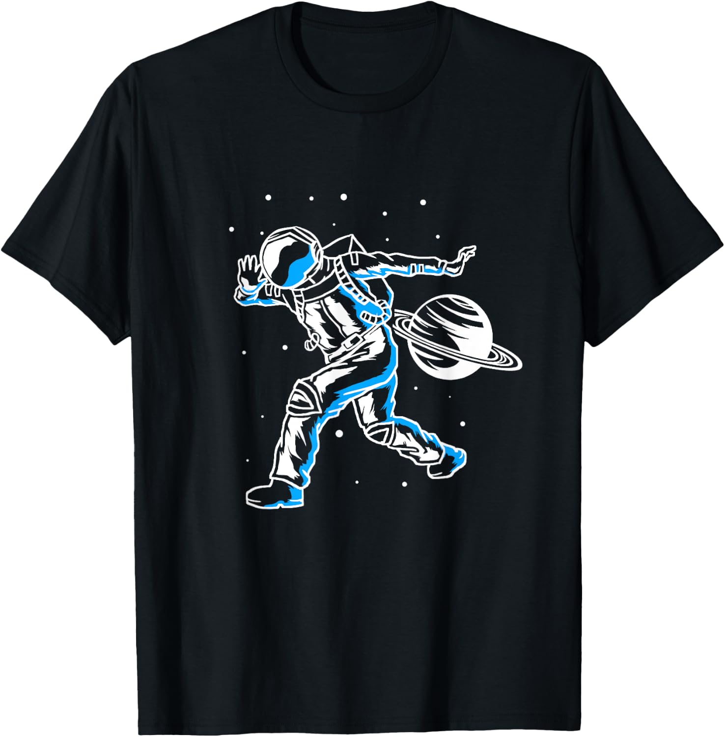 Astronaut Space Martial Arts Brazilian Dance Capoeira T-Shirt - T-Shirt | Black