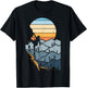 Mountain Climber Boulder Sports Hobby Retro Rock Climbing T-Shirt - T-Shirt | Black