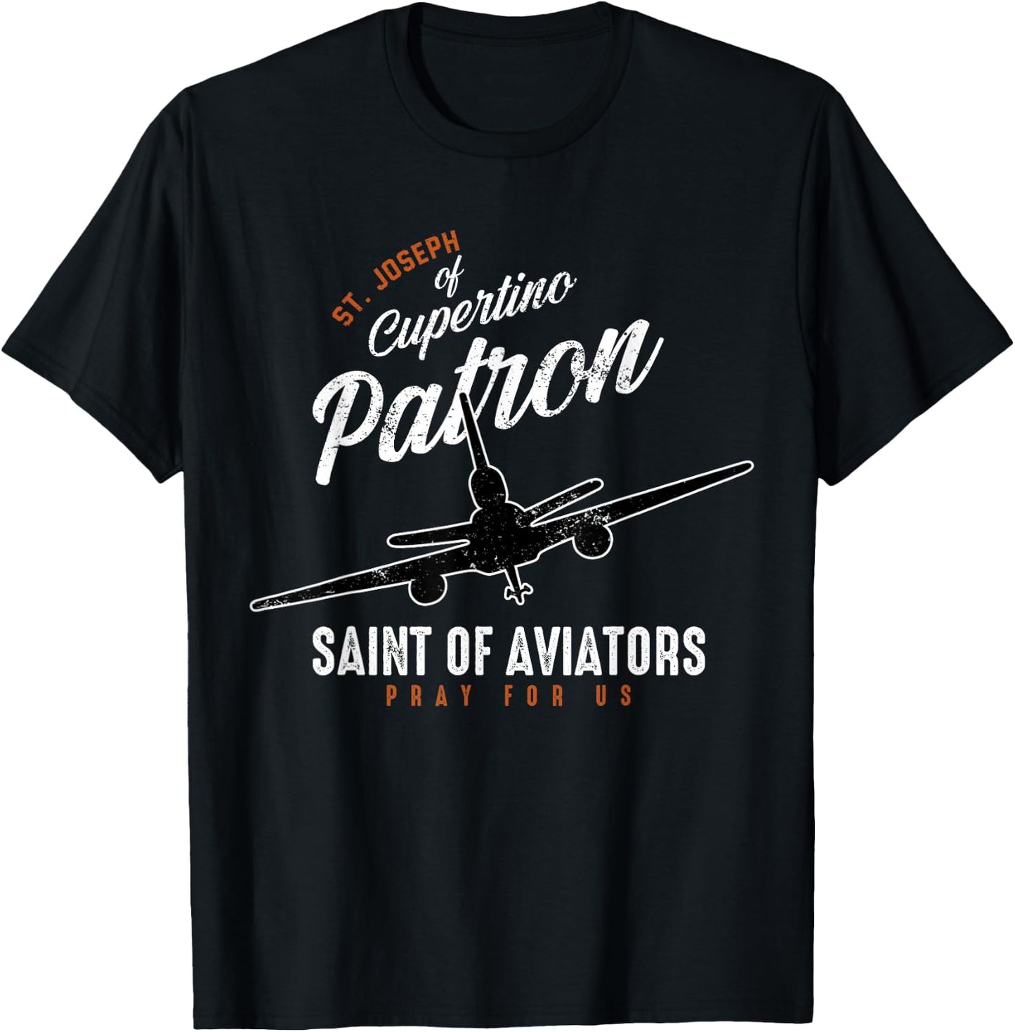St. Joseph of Cupertino Patron Saint of Pilots Aviators Men T-Shirt - T-Shirt | Black