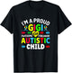 I'm a Proud Gigi of Autistic Child Autism Warriors Grandmom T-Shirt - T-Shirt | Black