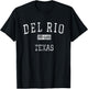 Del Rio Texas TX Vintage T-Shirt - T-Shirt | Black