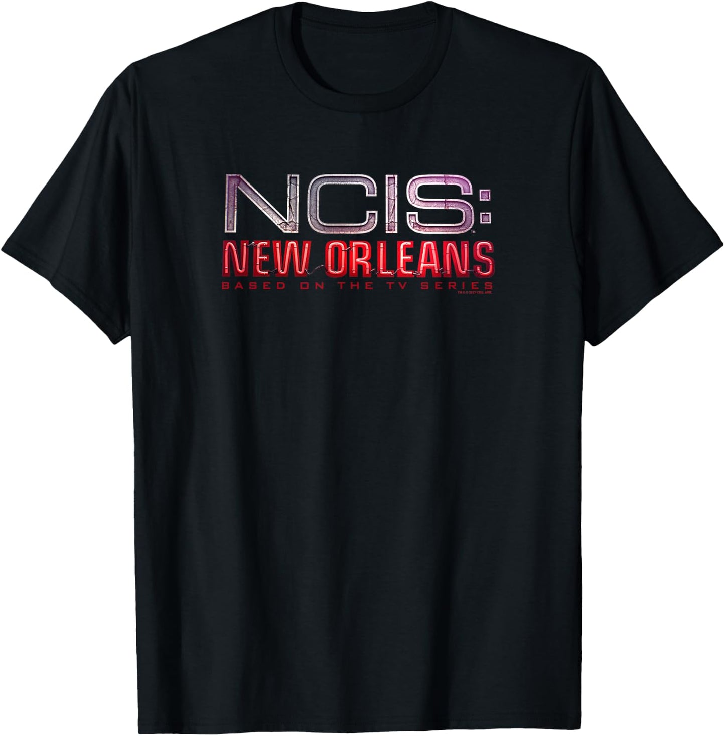 NCIS: New Orleans Neon Sign T-Shirt - T-Shirt | Black
