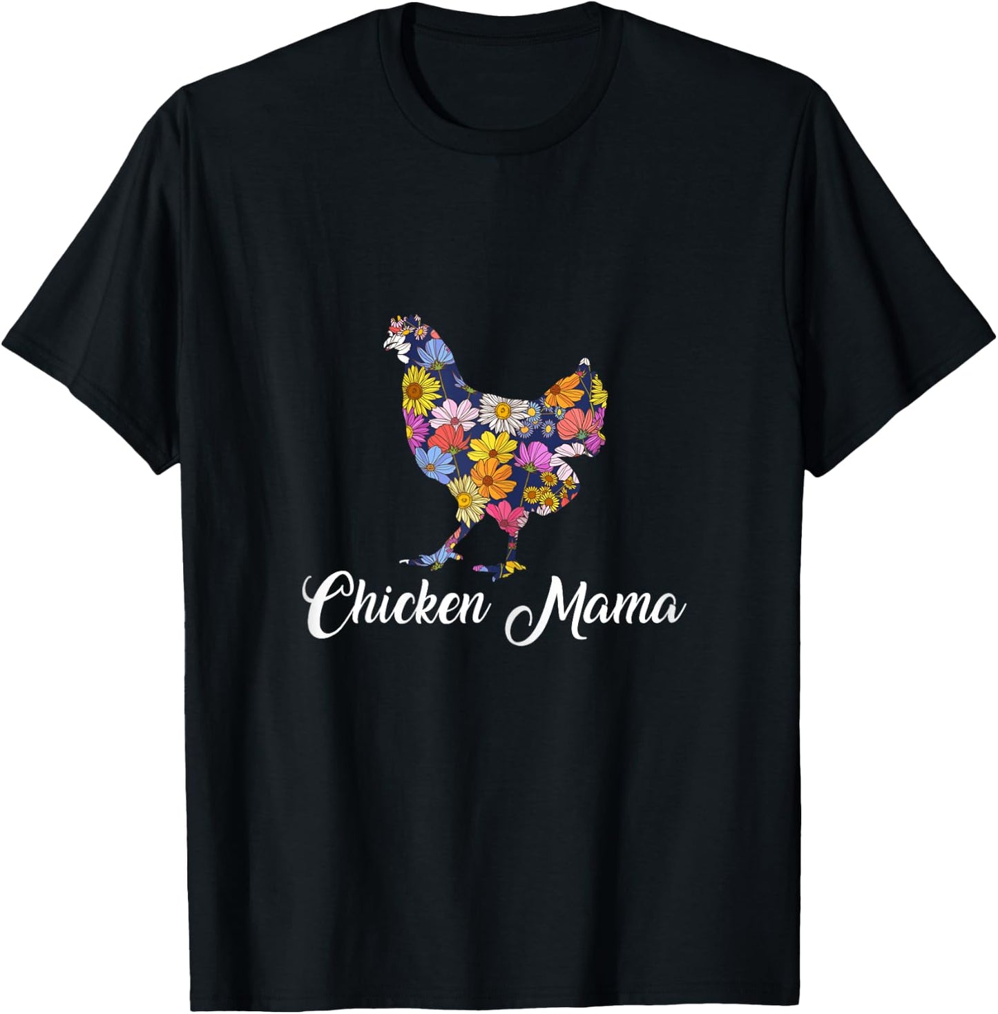 Proud Chicken Mama Mommy Mother Hen CHicken Lovers T-Shirt - T-Shirt | Black