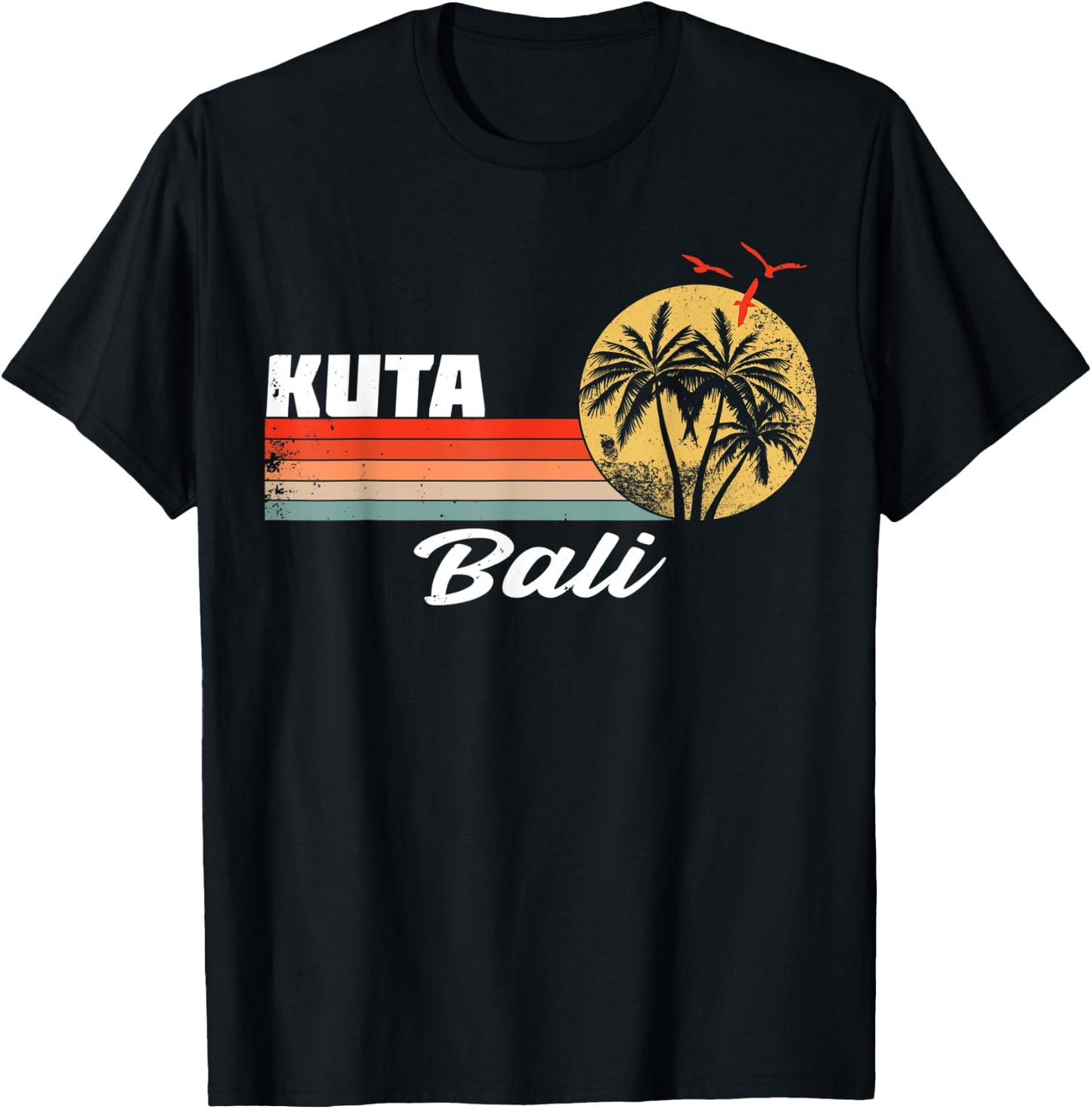 Bali Surfer I Indonesia Surfing I Bali Surf I Kuta Surf T-Shirt - T-Shirt | Black