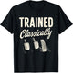 Classically Trained Retro Manual Transmission Driver Humor T-Shirt - T-Shirt | Black
