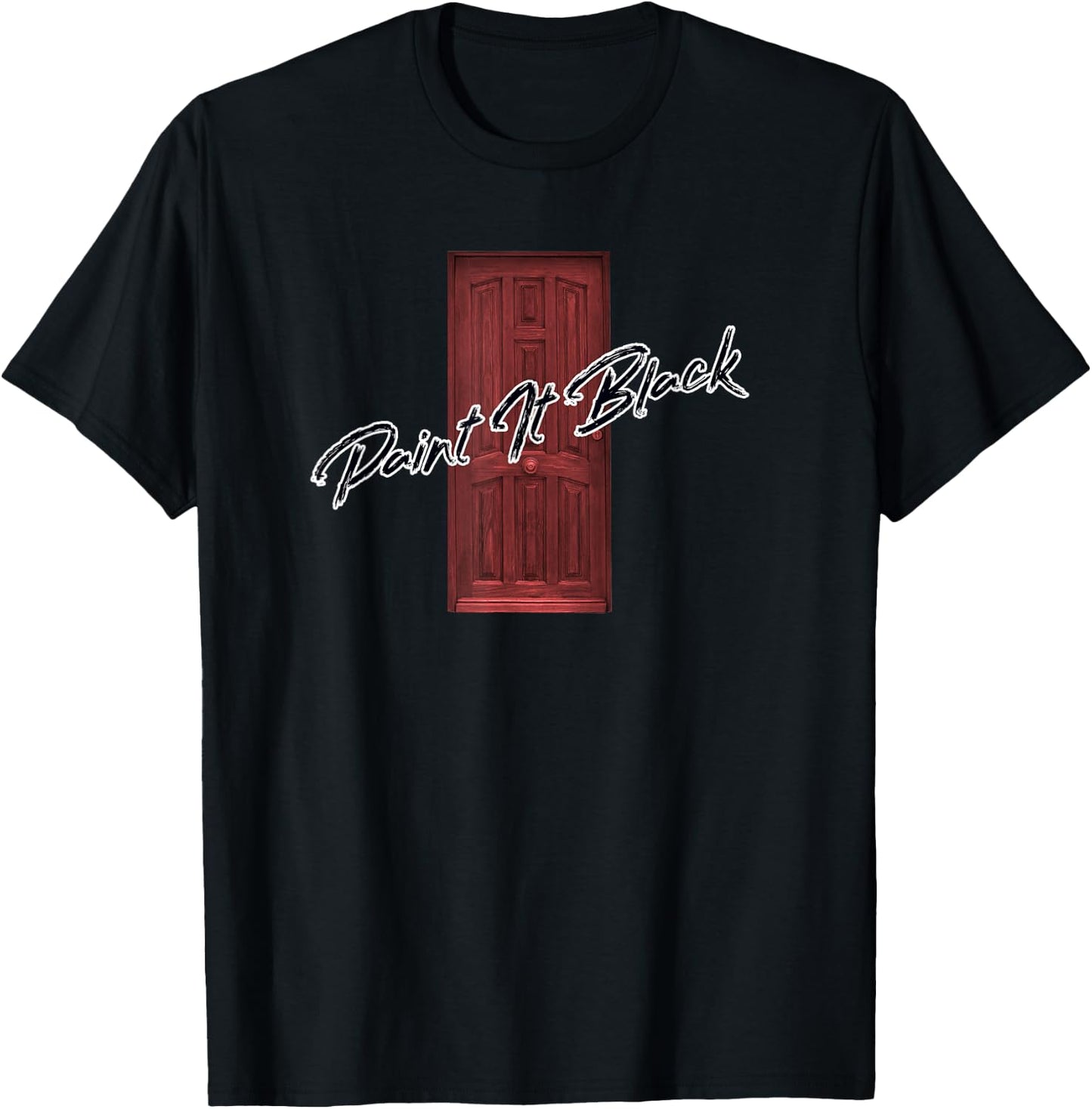 Outcast Crew Clothing co. paint it black signature design T-Shirt - T-Shirt | Black