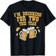 Im Drinking For Two Cinco De Mayo Pregnancy Announcement Dad T-Shirt - T-Shirt | Black