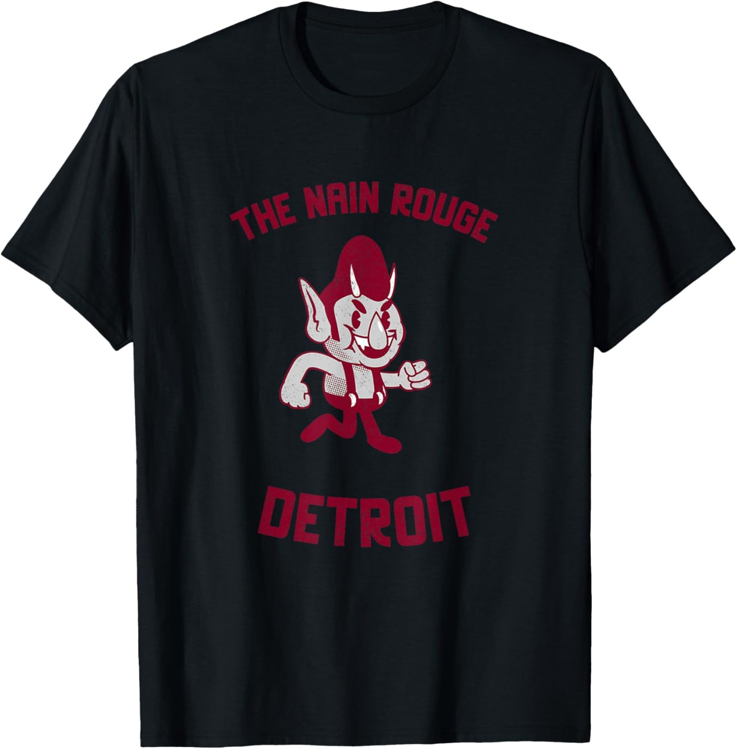 The Nain Rouge of Detroit Michigan Paranormal T-Shirt - T-Shirt | Black
