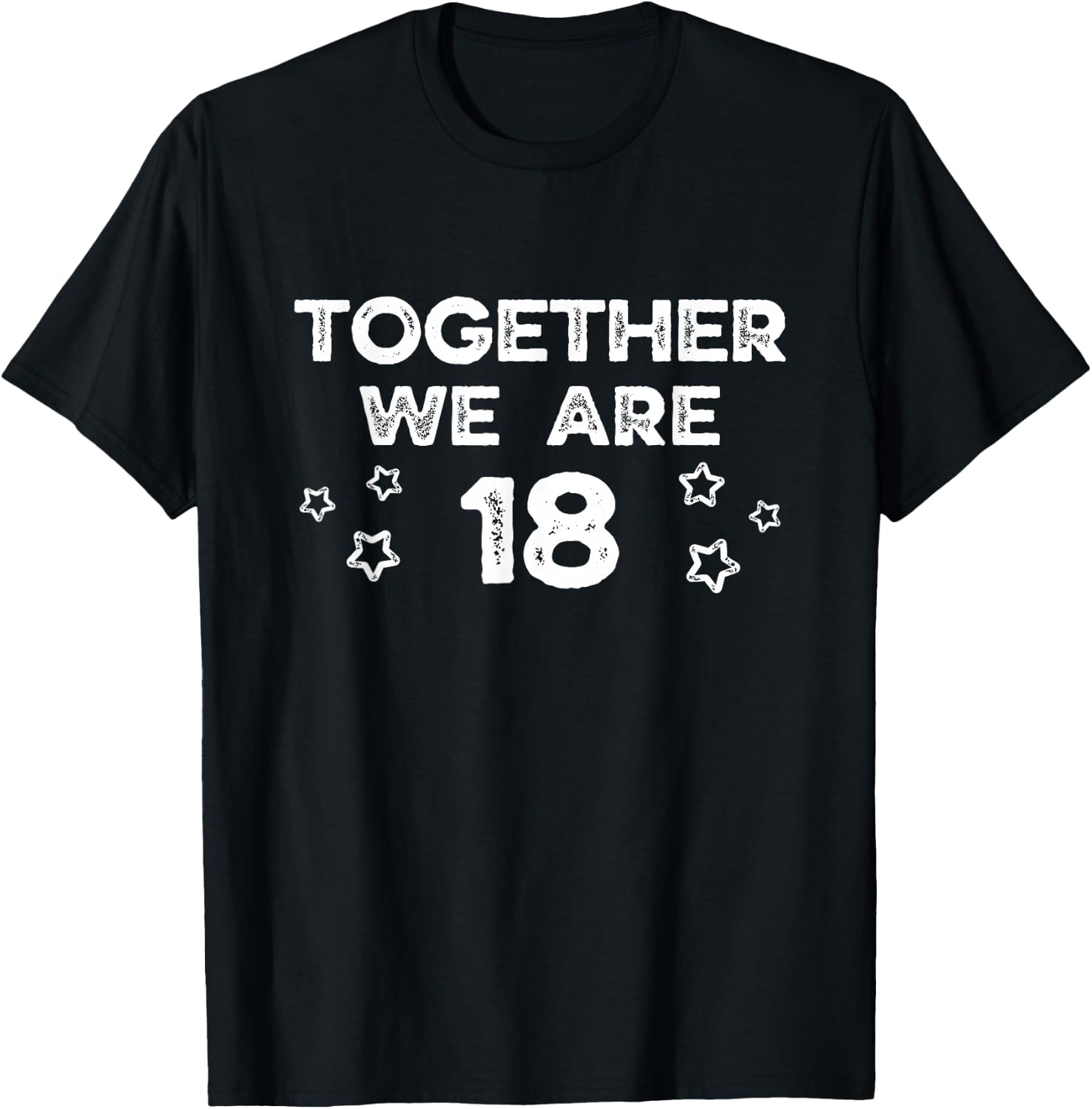 9th Twins Birthday 9 Twin Birthday Together We Are 18 T-Shirt - T-Shirt | Black