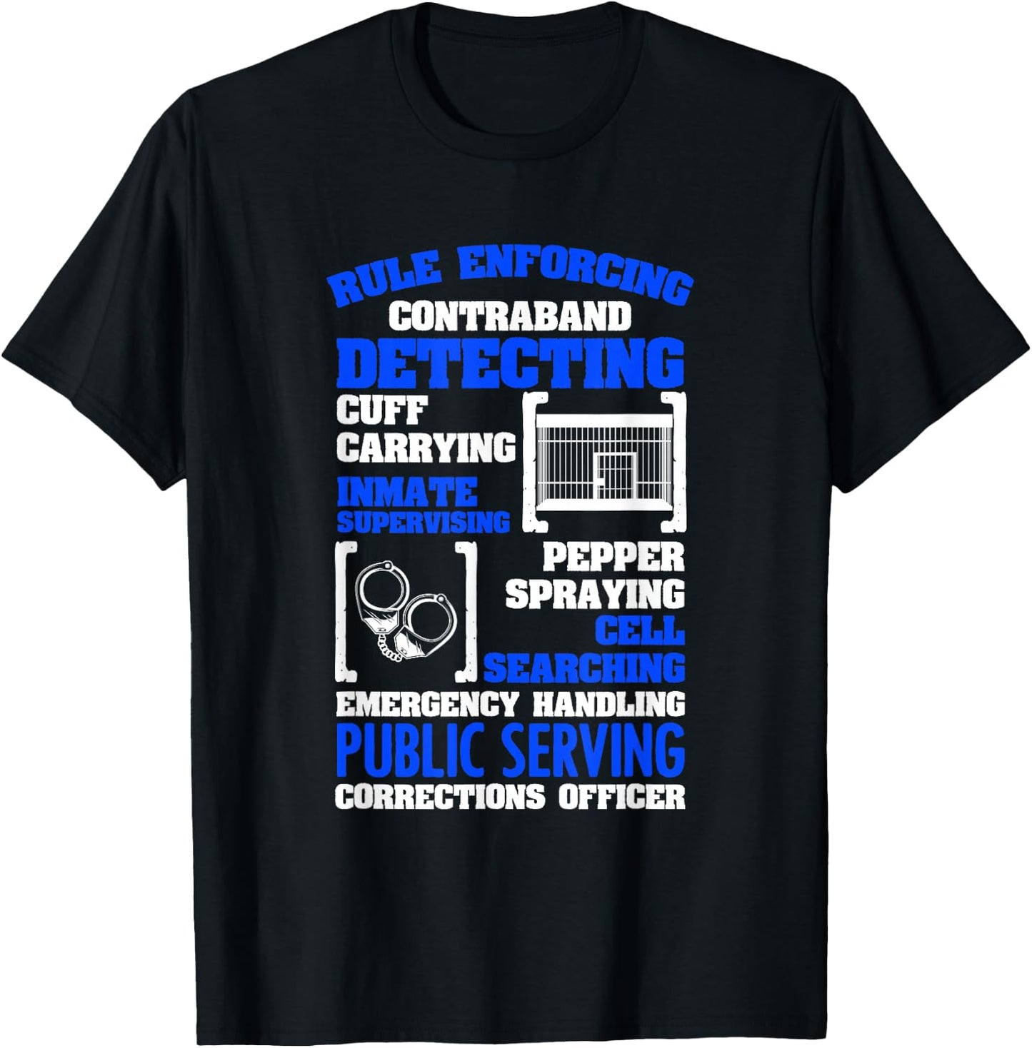 Correction Officer Correctional Officer s T-Shirt - T-Shirt | Black