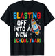 Blasting Off Into a New School Year First Day Teacher T-Shirt - T-Shirt | Black
