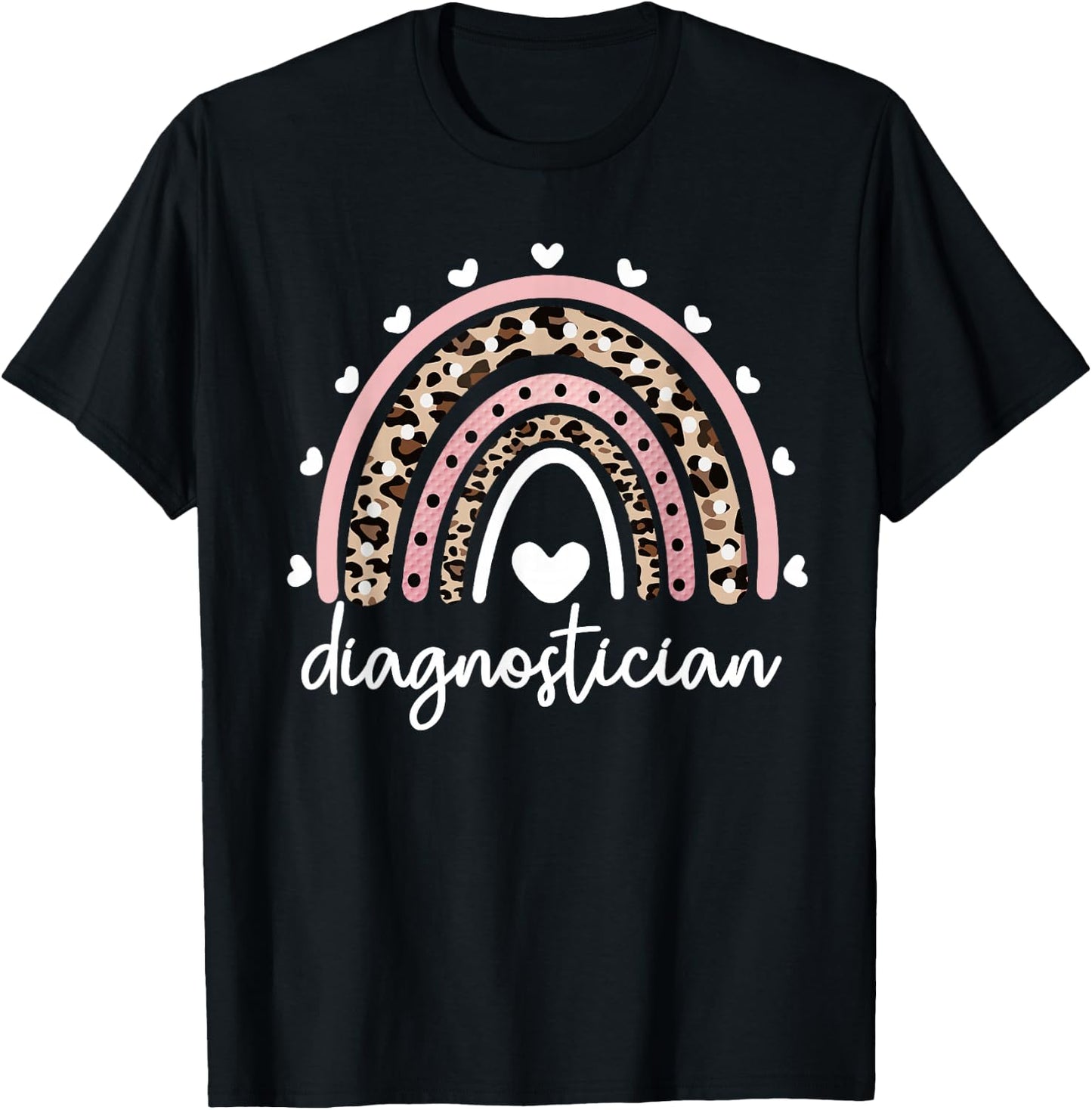 Educational Diagnostician Rainbow Educational Diag T-Shirt - T-Shirt | Black