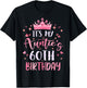 It's My Auntie's 60th Birthday Pink Happy 60 Years Old T-Shirt - T-Shirt | Black
