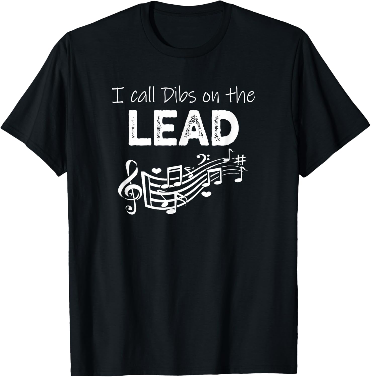 I Call Dibs on the Lead Singer Funny Barbershop Quartet T-Shirt - T-Shirt | Black