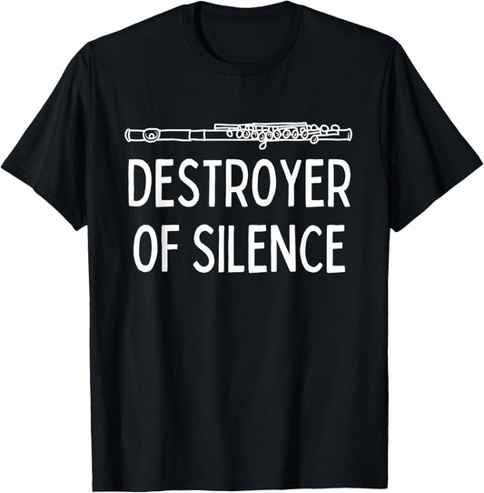 Best Flute Player Band Music Flautist Funny Flute T-Shirt - T-Shirt | Black