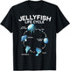 Jellyfish Life Cycle Animal Lover Jellyfish Season T-Shirt - T-Shirt | Black